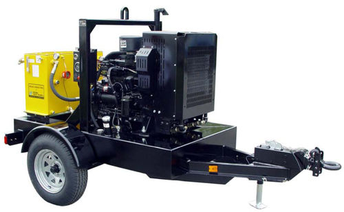 Centralina idraulica con motore diesel - HT60DJV - Hydra-Tech Pumps - per macchine mobili / per cantiere di costruzione / per utensili