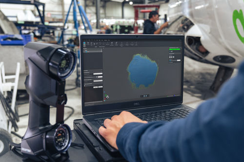 Software per ispezione di superficie - Creaform - di visualizzazione / per CND / per l'industria petrolifera e di estrazione del gas