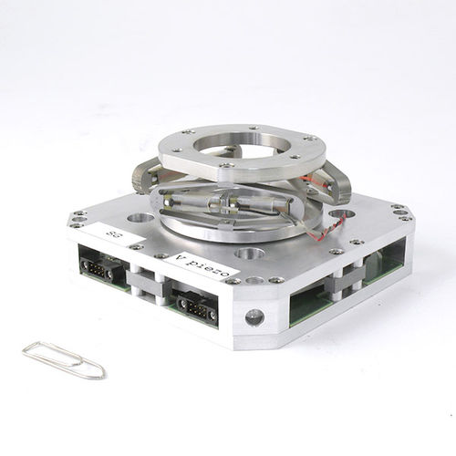 Piastra di posizionamento XYZ - XYZ200M - CEDRAT TECHNOLOGIES - piezoelettrica / 3 assi