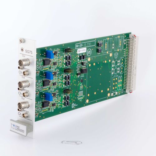 Scheda di elaborazione di segnali per ponti estensimetrici - SG-75 - CEDRAT TECHNOLOGIES