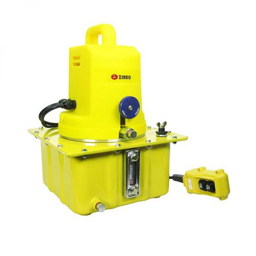 Pompa idraulica con motore elettrico - ZPE-37SR-1L - Zinko Hydraulic Jack - per movimentazione / per applicazioni industriali / per nafta