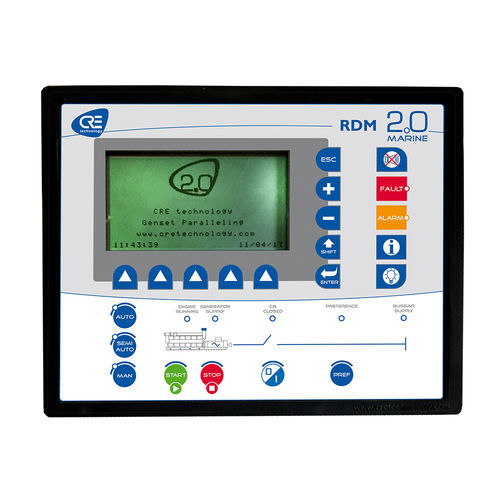 HMI di controllo - RDM 2.0 MARINE - CRE TECHNOLOGY - con tastiera / ad incastro / LCD