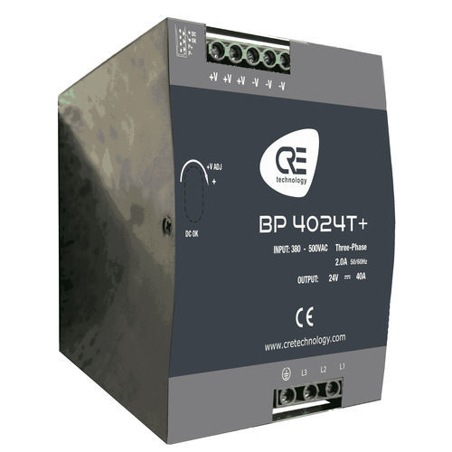 Caricabatteria per gruppo elettrogeno - BP4024T+ - CRE TECHNOLOGY - per motopompa / su guida DIN / piombo-acido