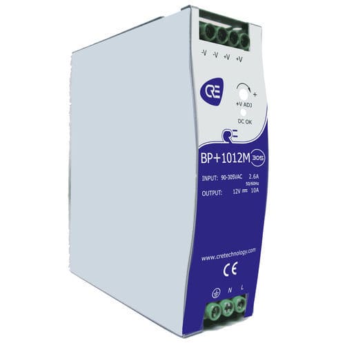 Caricabatteria per gruppo elettrogeno - BP+1012M-305 - CRE TECHNOLOGY - per motopompa / su guida DIN / piombo