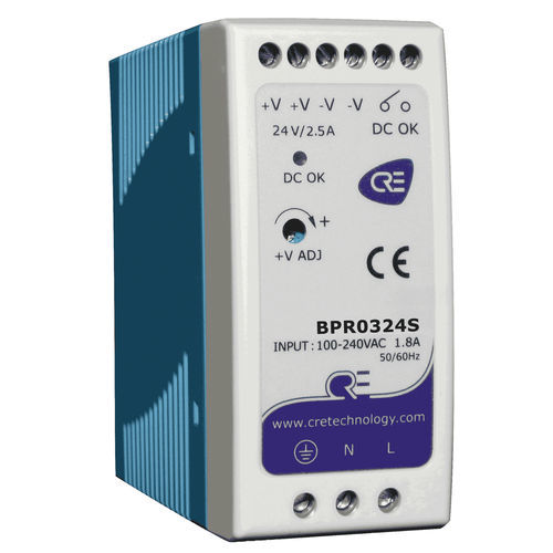Caricabatteria per gruppo elettrogeno - BPR0324S - CRE TECHNOLOGY - per motopompa / su guida DIN / piombo