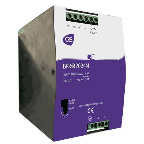 Caricabatteria per gruppo elettrogeno - BPRB2024M - CRE TECHNOLOGY - per motopompa / su guida DIN / piombo
