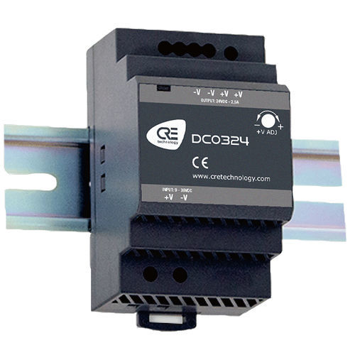 Convertitore DC/DC su guida DIN - DC0324 - CRE TECHNOLOGY - industriale / regolabile / con uscita in tensione