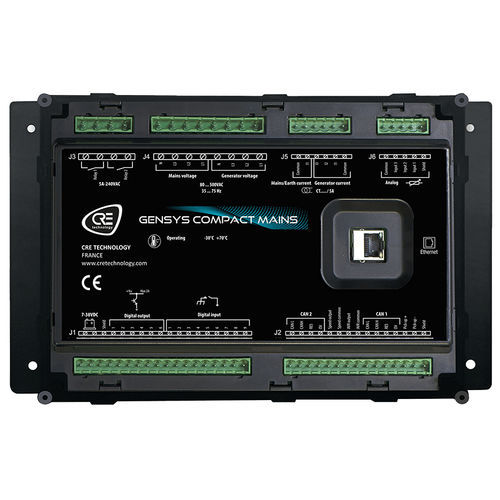 Controllore di gruppo elettrogeno automatico - GENSYS COMPACT MAINS CORE - CRE TECHNOLOGY - parallelo / di sincronizzazione / per montaggio posteriore