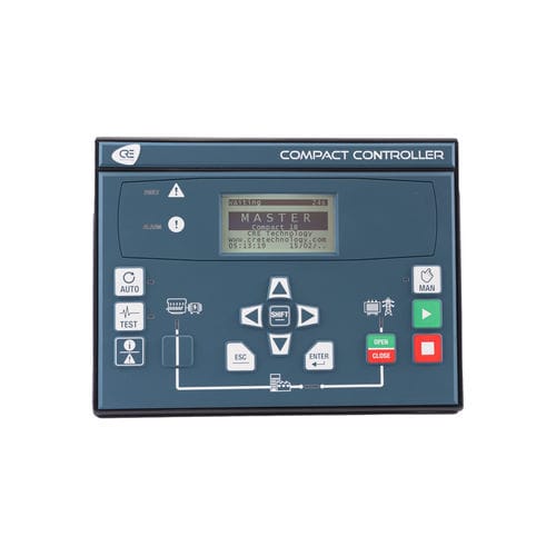 Controllore di gruppo elettrogeno automatico - MASTER COMPACT 1B - CRE TECHNOLOGY - parallelo / di sincronizzazione / di controllo automatico del settore
