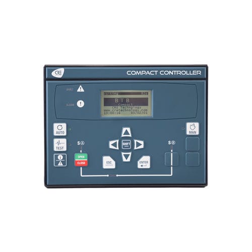 Controllore di gruppo elettrogeno per gestione multibarra - BTB COMPACT - CRE TECHNOLOGY - automatico / parallelo / di sincronizzazione