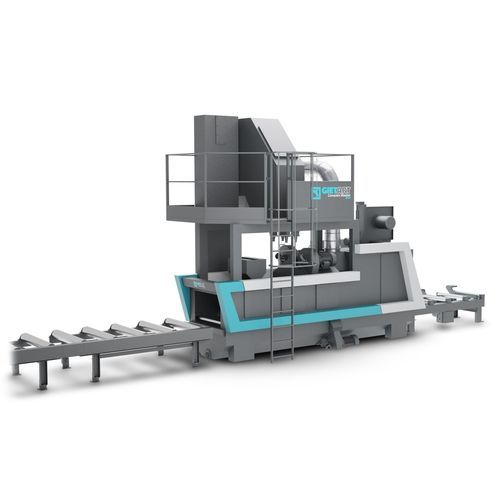 Granigliatrice con nastro trasportatore a rulli - 604 - KALTENBACH - a 4 turbine / per profilati / per tubi