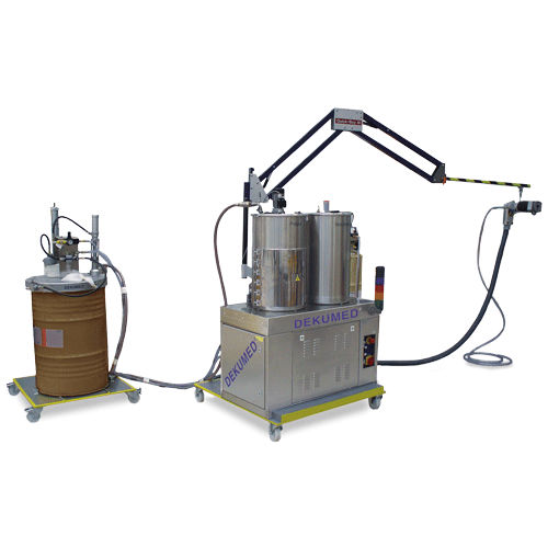 Miscelatore-dosatore per liquidi - UNIDOS 300 MP - Dekumed Kunststoff- und Maschinenvertrieb GmbH & C - con pompa a ingranaggi / bicomponente