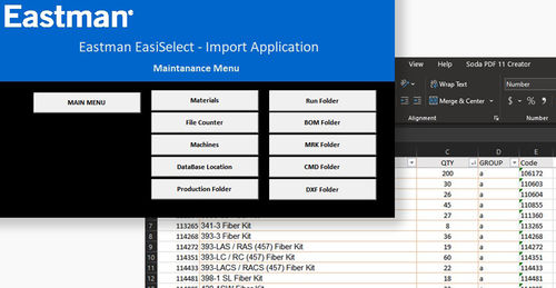 Software di nesting - EasiSelect - Eastman Machine Company - di regolazione / per macchine da taglio / per tessili