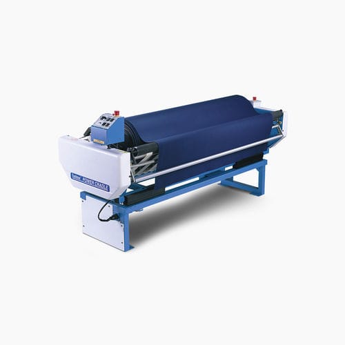 Vaschetta a rulli per svolgimento di rotoli per materiale tessile - Eastman Machine Company