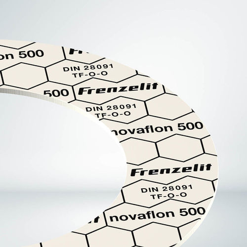 Foglio di guarnizione PTFE - novaflon® 500 - Frenzelit - in PTFE espanso / per flangia / ad uso industriale