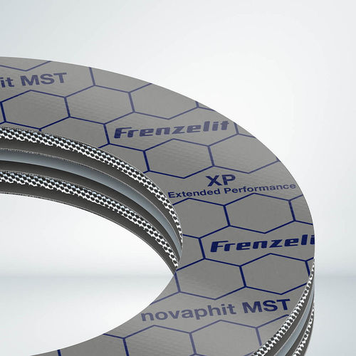 Foglio di guarnizione in grafite - novaphit® MST - Frenzelit - in metallo / per flangia / per aste
