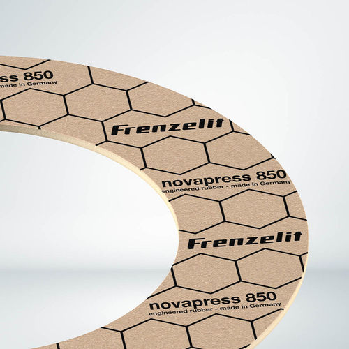 Foglio di guarnizione in gomma - novapress® 850 - Frenzelit - in elastomero / di rivestimento / in fibra