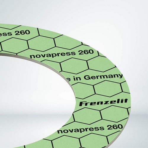 Foglio di guarnizione in gesso - novapress® 260 - Frenzelit - in MDF / ad uso industriale / di gas