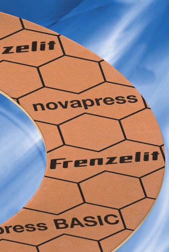 Guarnizione piatta - novapress ® series - Frenzelit - in fibra di aramide / con flangia