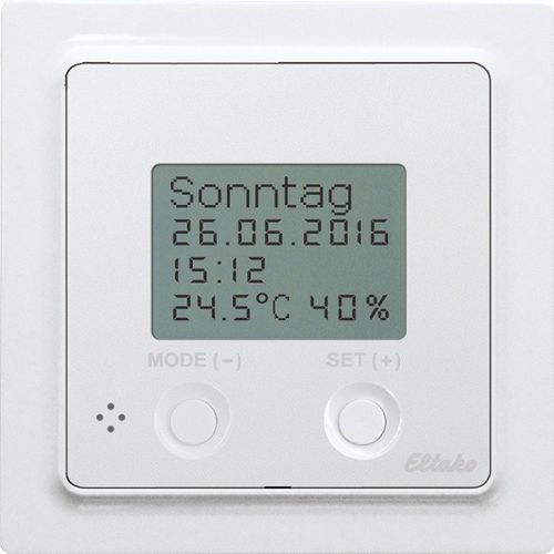 Termoigrostato wireless - FUTH55D - Eltako Electronics - elettronico / con display LCD