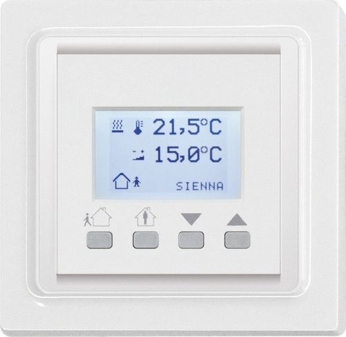 Controllore di temperatura digitale - PL-SAMTEMP - Eltako Electronics - di riscaldamento / di raffreddamento / per montaggio a filo