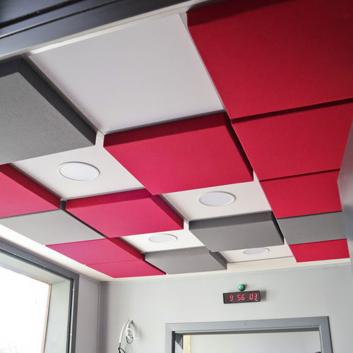 Pannello sandwich anima in fibre sintetiche - ACUSTIART-3D - Acústica Integral - Soundproofing - rivestimento in alluminio / per soffitto / per interni