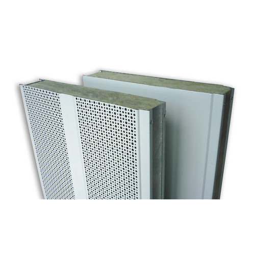 Pannello sandwich acustico - ACUSTIMODUL-80A - Acústica Integral - Soundproofing - anima in schiuma / rivestimento in acciaio / per copertura