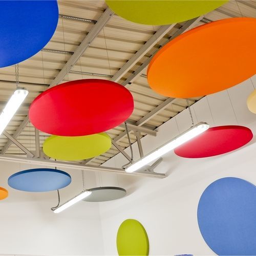 Pannello sandwich fonoassorbente - ACUSTIART-C - Acústica Integral - Soundproofing - anima in fibre sintetiche / rivestimento in alluminio / per controsoffitto