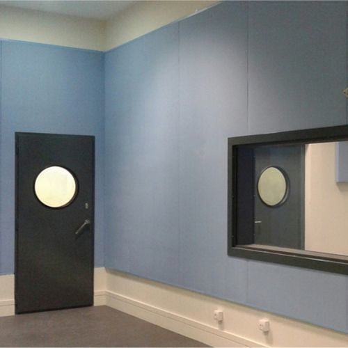 Pannello sandwich fonoassorbente - ACUSTIDECO - Acústica Integral - Soundproofing - anima in schiuma di PVC / in tessuto / di protezione