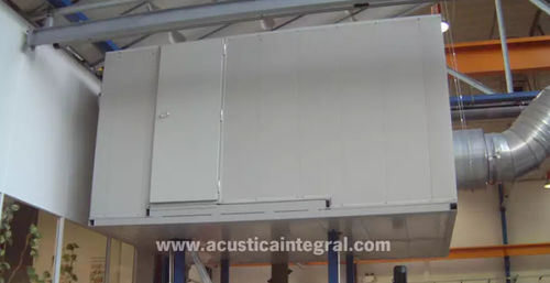 Pannello isolante acustico - ACUSTIMODUL-80RA - Acústica Integral - Soundproofing - anima in lana di roccia / rivestimento in acciaio / per muro