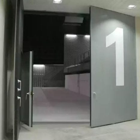 Porta battente - RS3-XL - 49 dB - Acústica Integral - Soundproofing - in metallo / industriale / per interno