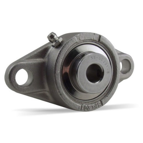 Bronzina con flangia - UCFL series - Boca Bearing Company - con cuscinetto a sfere / in ceramica / in acciaio inossidabile