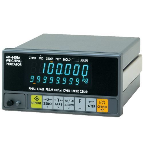 Indicatore controllore di peso digitale - AD-4401A - A&D COMPANY, LIMITED - da montare su pannello / ad alta velocità / da banco