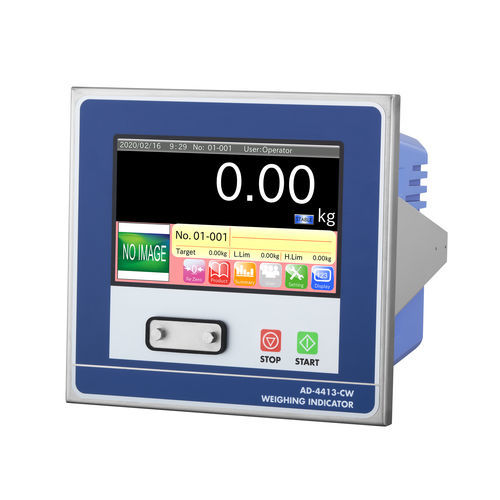 Indicatore di peso con touch screen - AD4413-CW - A&D COMPANY, LIMITED - ad incastro / IP65 / analogico