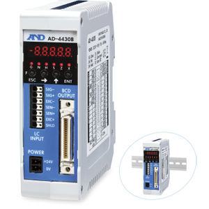 Indicatore di peso con display LED - AD-4430B  - A&D COMPANY, LIMITED - su guida DIN / resistente alle vibrazioni / con uscita BCD
