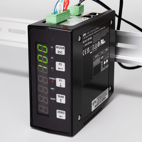 Indicatore di peso Ethernet - AD-4411 series  - A&D COMPANY, LIMITED - con display LED / su guida DIN / ad incastro