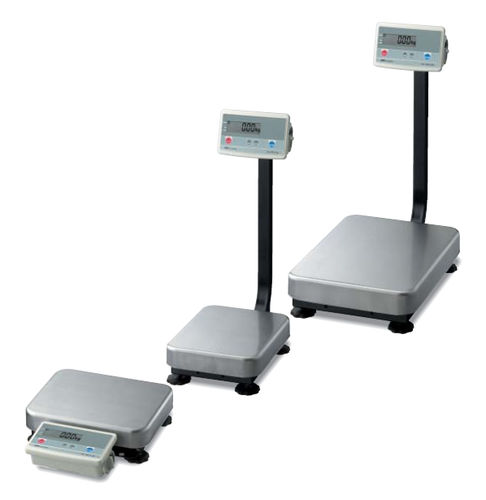 Bilancia a piattaforma - FG series - A&D COMPANY, LIMITED - con display LCD / in acciaio inossidabile