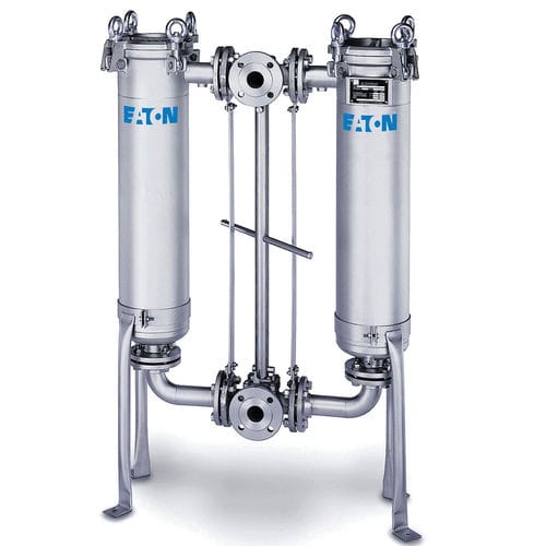 Carter per filtro multisacco - DUOLINE series - Eaton Filtration Solutions - per liquido / in acciaio inossidabile / grande portata