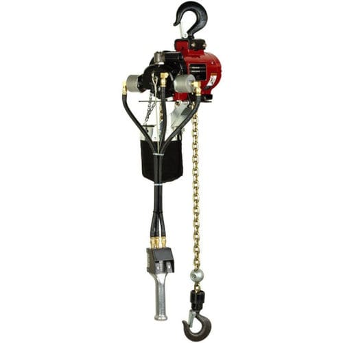 Paranco a catena antiscintilla - ARO 77 series - INGERSOLL RAND - a comando pneumatico / con carrelli / per uso prolungato