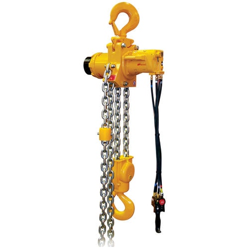 Paranco a catena a comando pneumatico - LC series - INGERSOLL RAND - compatto / motorizzato / resistente alla corrosione