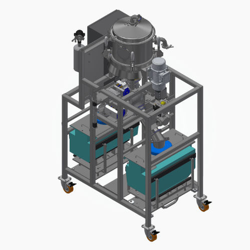 Sistema di recupero di polveri metalliche - AMPro 400S EBM - Russell Finex - per stampa 3D