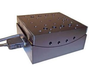 Piastra di posizionamento goniometrica - MM-4M-G series - National Aperture Inc. - a motore / 3 assi / per allineamento angolare di alta precisione