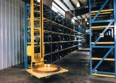 Magazzino di stoccaggio automatico verticale - Stacker - Ridg-U-Rak - di pallets / a trasloelevatore