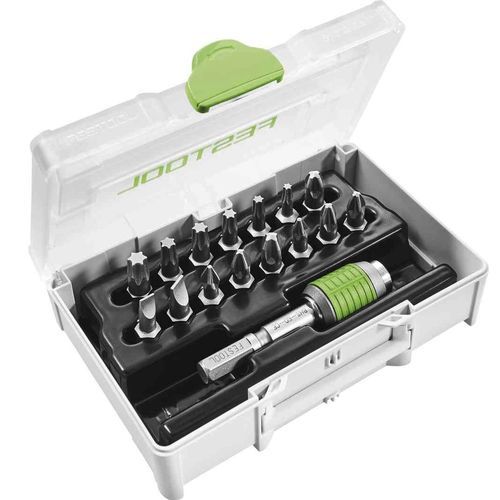 Set di punte di avvitamento torx - SYS3 XXS CE-MX BHS 60 - Festool - con impronta a croce Phillips / Pozidriv / per viti a taglio