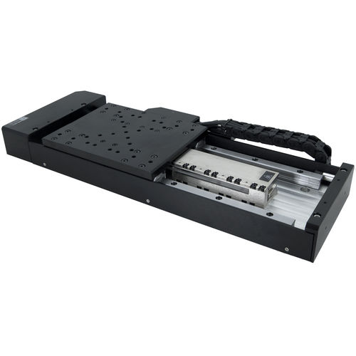 Piastra di posizionamento lineare - X-LDQ-AE  - Zaber Technologies - Vancouver, BC - a motore / 1 asse / compatta