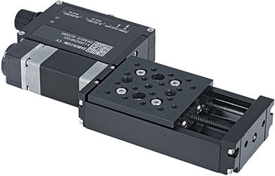 Piastra di posizionamento lineare - X-LSM-E series - Zaber Technologies - Vancouver, BC - 2 assi / con controllore integrato / con encoder motore