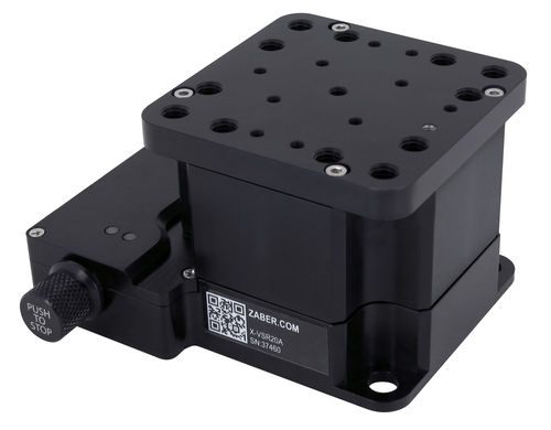Piastra di posizionamento verticale - X-VSR series - Zaber Technologies - Vancouver, BC - manuale / monoassiale / con controllore integrato