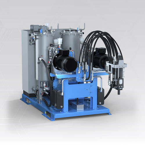 Dosatrice per schiume PU - ECOPLUS MK2 - Hennecke GROUP - con pompa a pistone / ad alta pressione / bicomponente