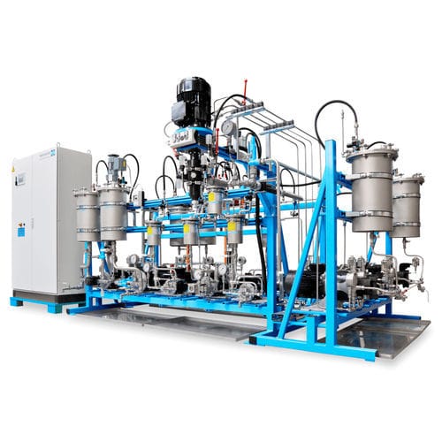Linea di produzione di blocchi di schiuma morbida in PUR - LABFOAM - Hennecke GROUP - in continuo