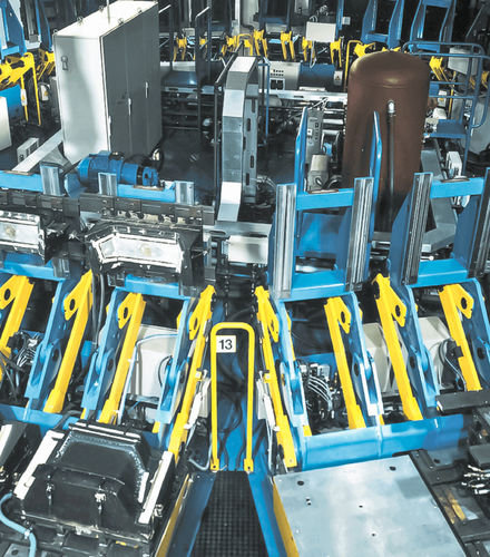 Tavola rotante elettrica - RT series - Hennecke GROUP - orizzontale / di grandi dimensioni / automatica